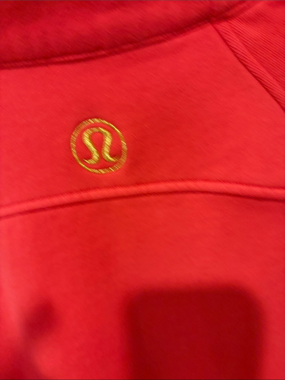 lululemon athletica coral Cropped Half-Zip Fleece Pullover - Picture 4 of 4